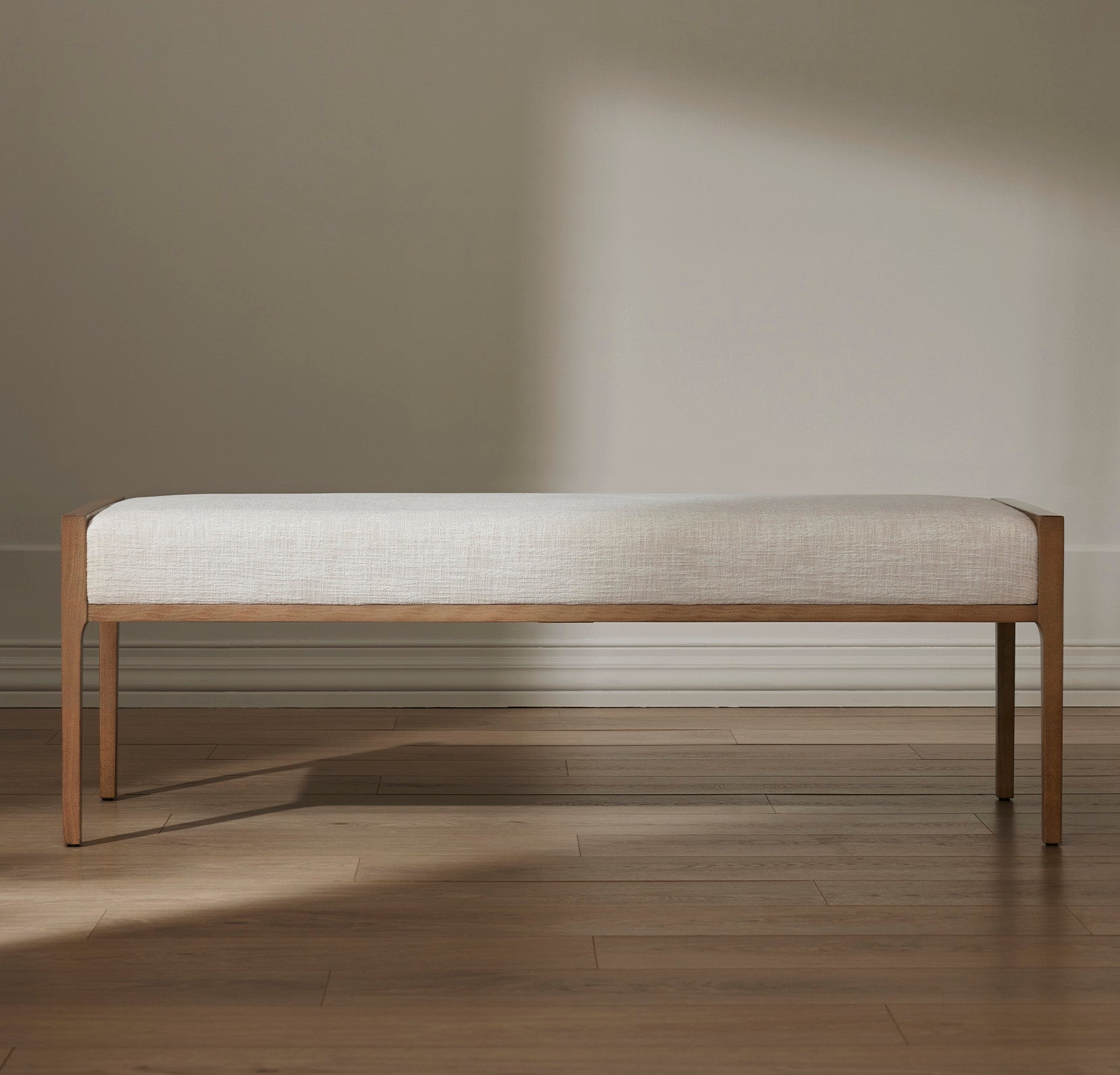 Upholstered Bench - Bluff - Natural