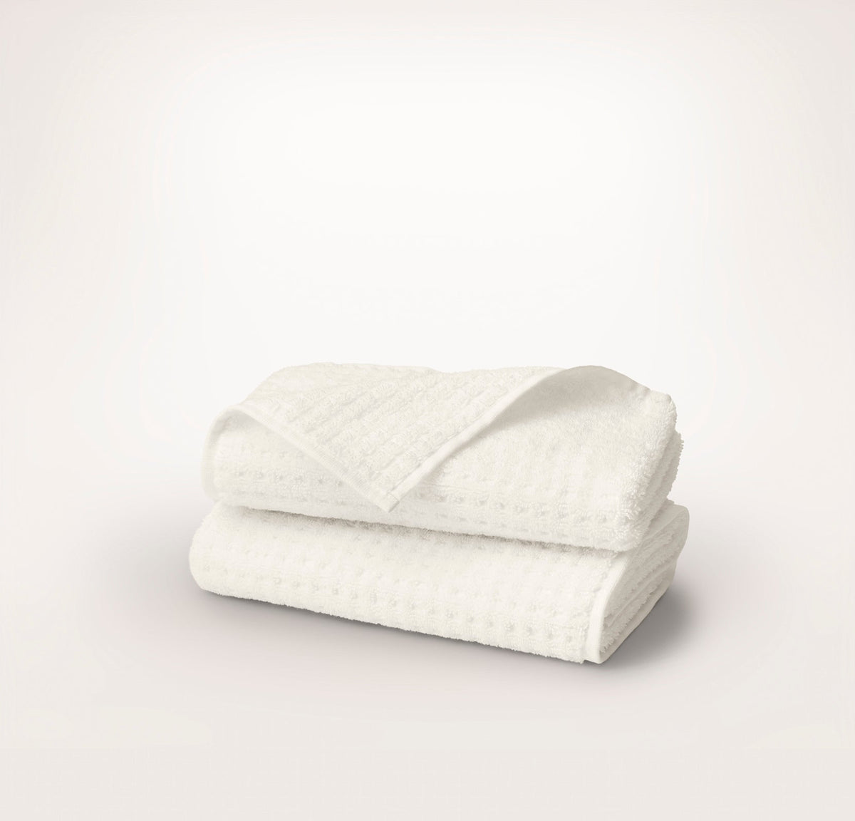 Turkish Waffle Hand Towels (Pair) - Cream
