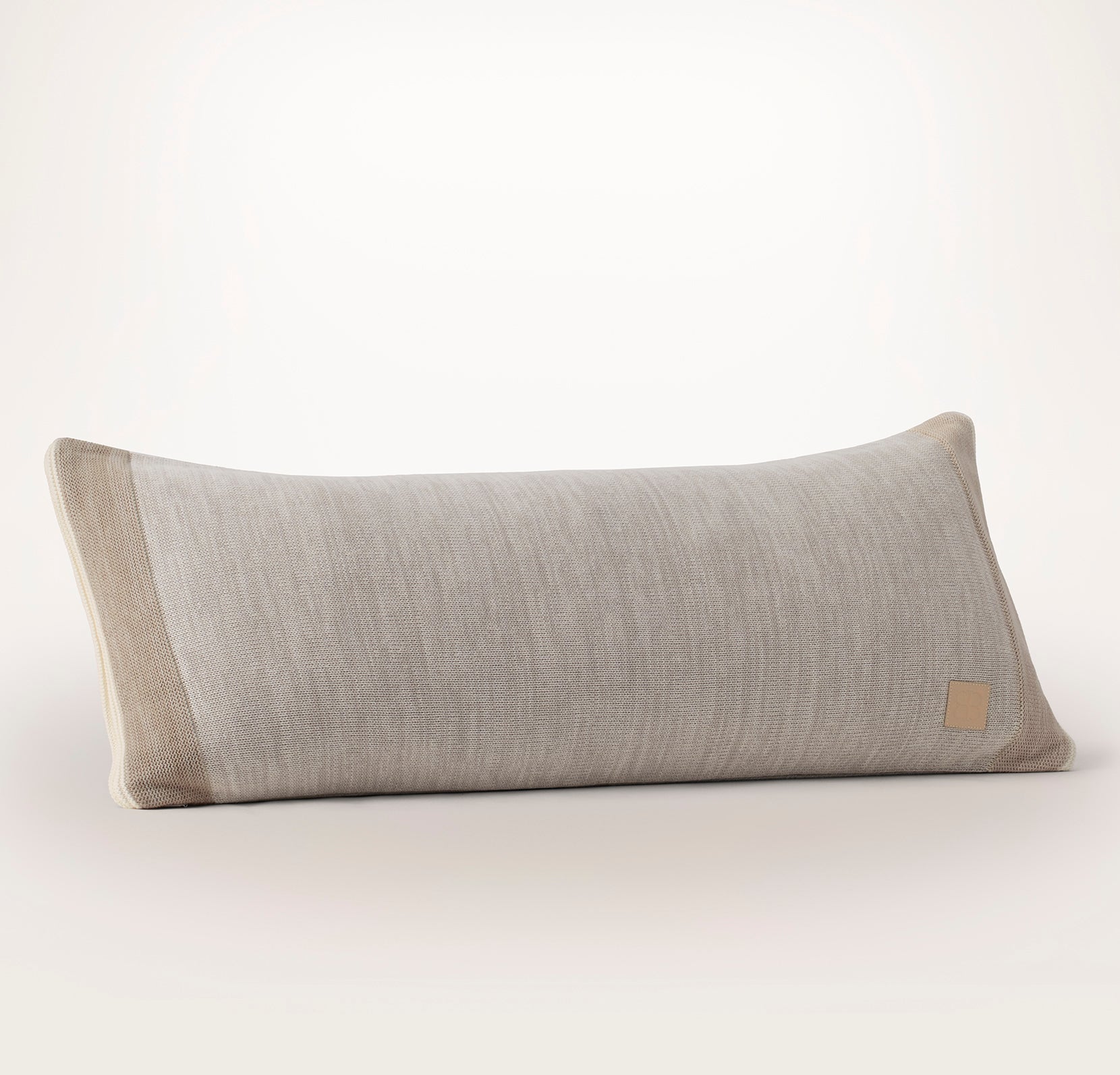 Court Knit Pillow Cover - Heathered Pewter