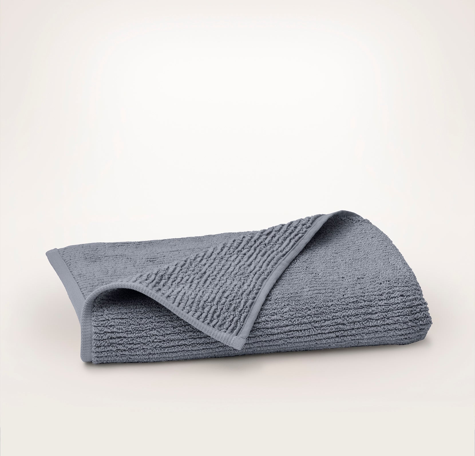 Turkish Ribbed Bath Towel - Mineral