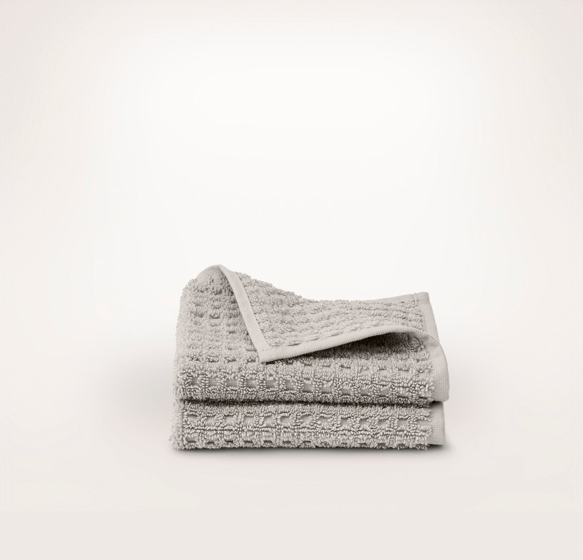 Turkish Waffle Washcloths (Pair) - Pewter