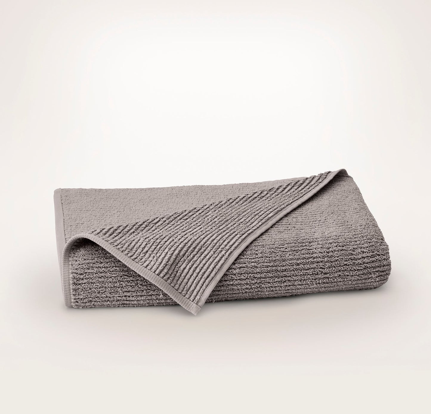 Turkish Ribbed Bath Sheet - Stone