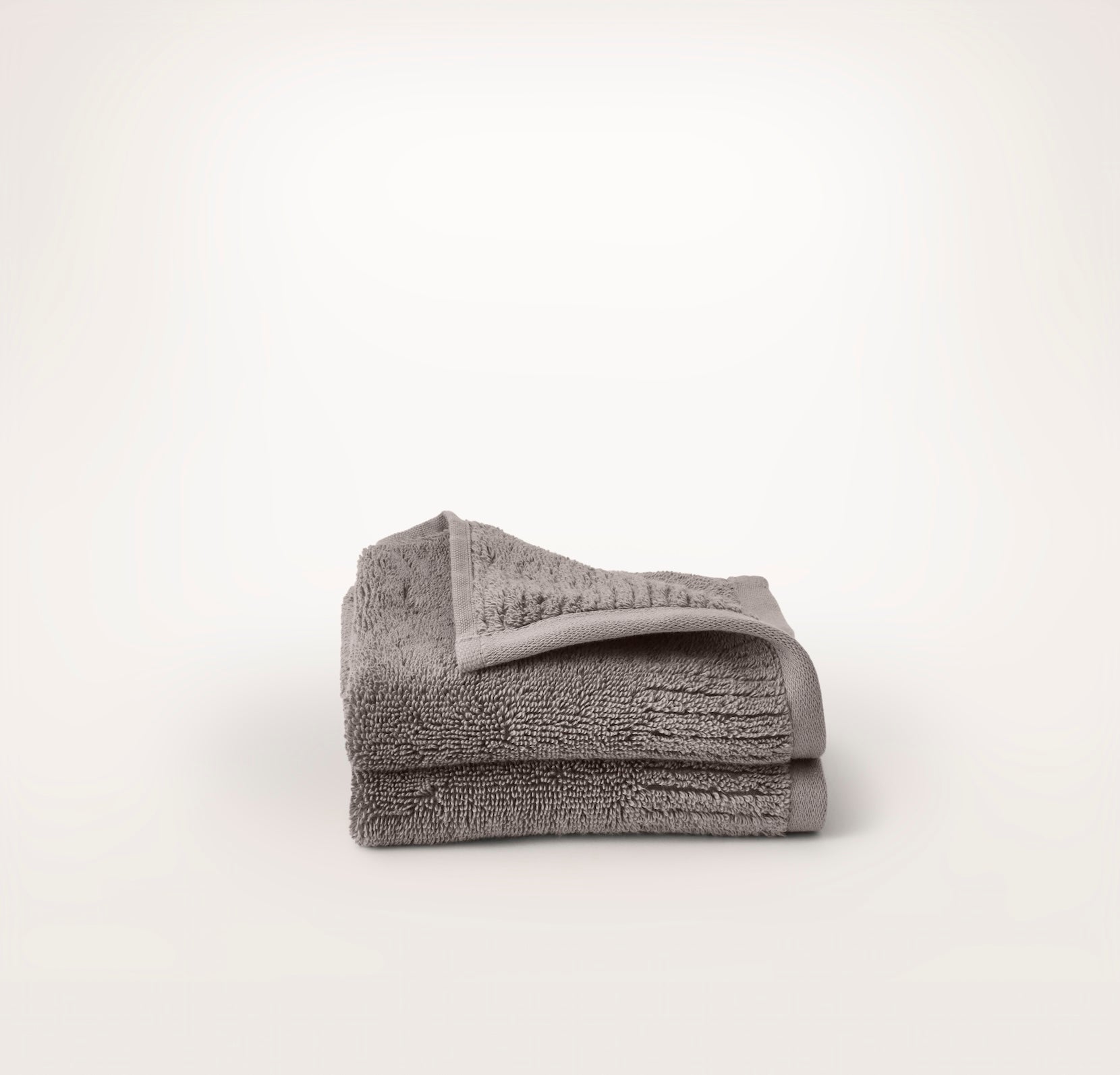 Turkish Ultra Plush Washcloths (Pair) - Stone